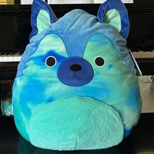 LAST Squishmallow Kippie HTF Blue/Green Fuzzy Belly Kippie! BNWT 20”!